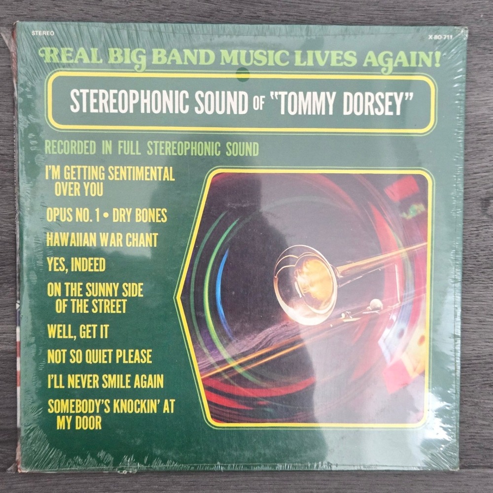 Stereophonic Sound of Tommy Dorsey Real Big Band Music Lives Again Vinyl LP